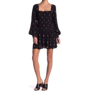Free People Two faces print Mini dress